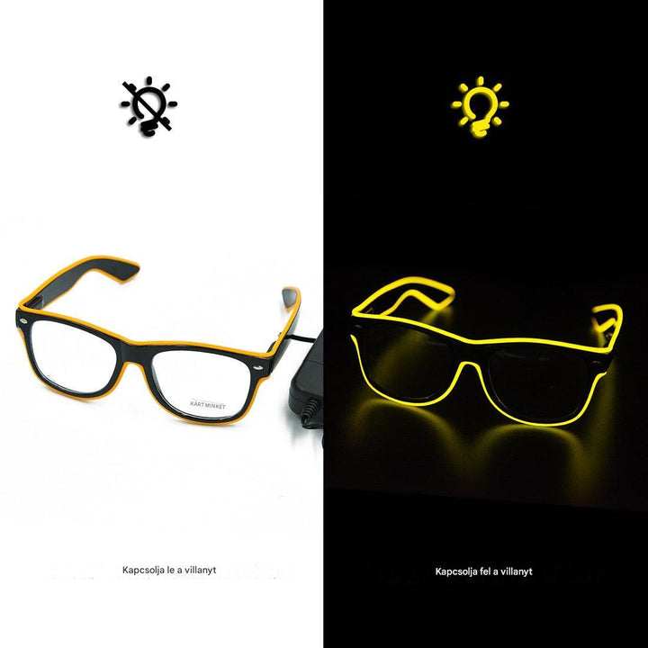 Fénylő Neon Szemüveg - LumaGlow