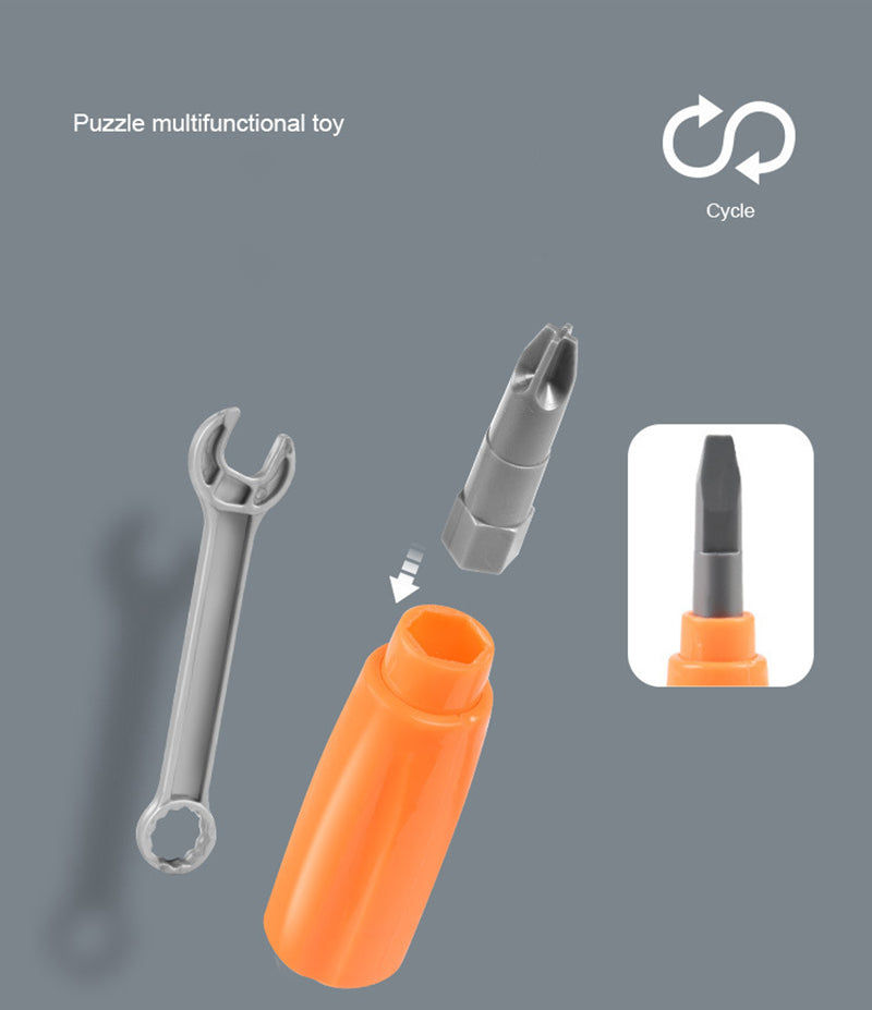 Kreatív Építőszett Játékfúróval - BuildyDrill