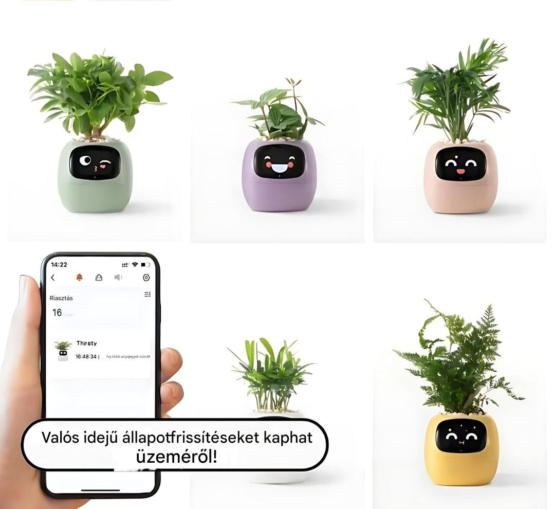 Automatikus okos virágcserép - GreenBuddy SmartPot