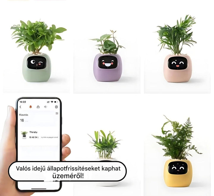 Automatikus okos virágcserép - GreenBuddy SmartPot