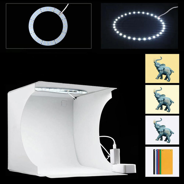 Hordozható Fotóstúdió LED Világítással – LumiCube