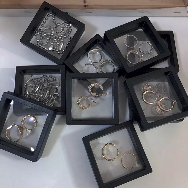 10 darabos lebegő ékszer-display doboz
