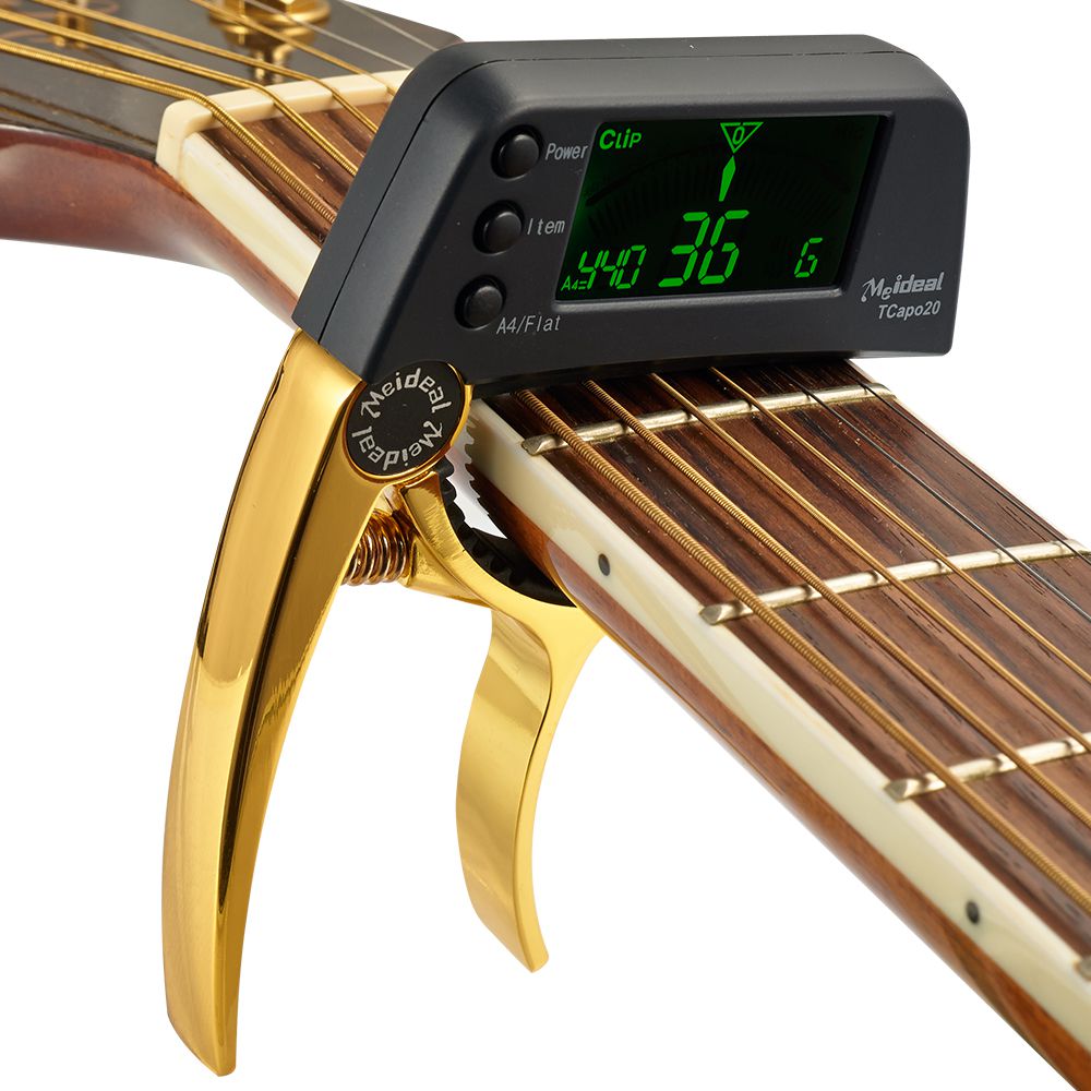 2 az 1-ben Gitár Capo & Tuner – TuneGrip