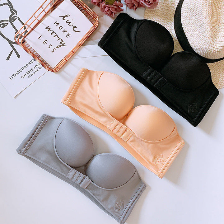 Pánt nélküli push-up melltartó lifting hatással – Elina