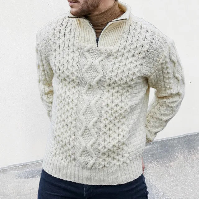 Luxus kötött pulóver férfiaknak - KnitCraft