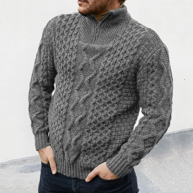 Luxus kötött pulóver férfiaknak - KnitCraft