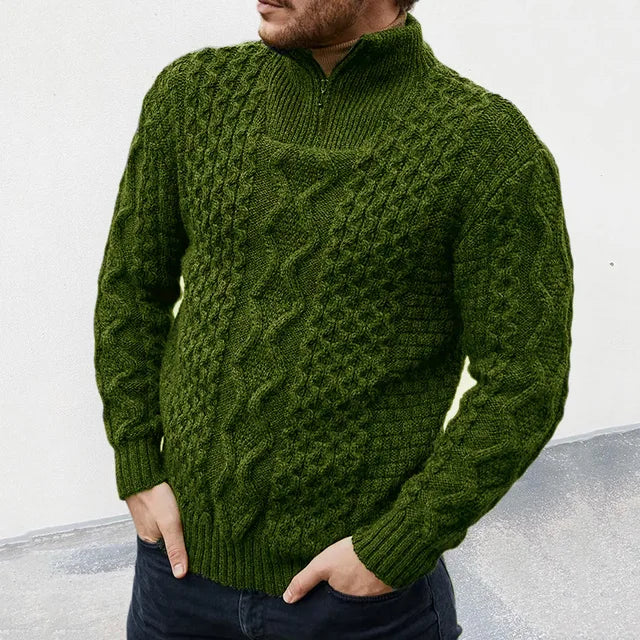 Luxus kötött pulóver férfiaknak - KnitCraft