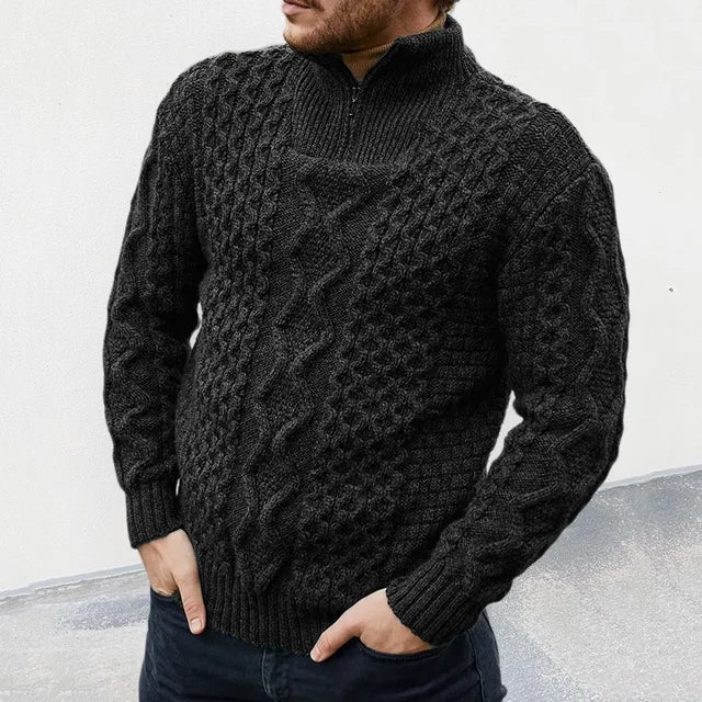 Luxus kötött pulóver férfiaknak - KnitCraft