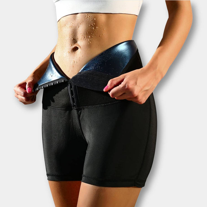 Magas derékú szauna izzadság nadrág derékformálóval - SweatSculpt