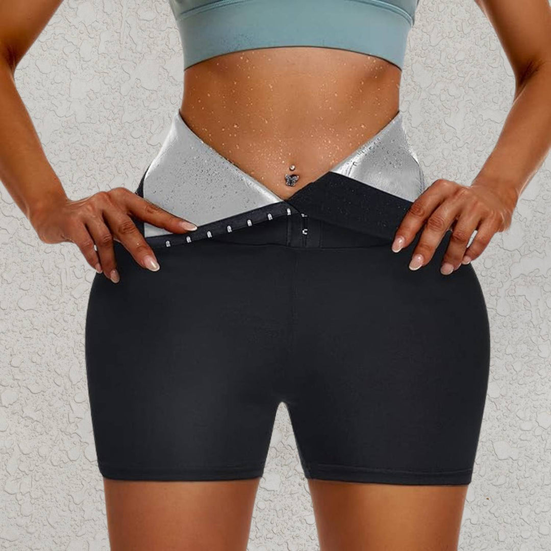 Magas derékú szauna izzadság nadrág derékformálóval - SweatSculpt