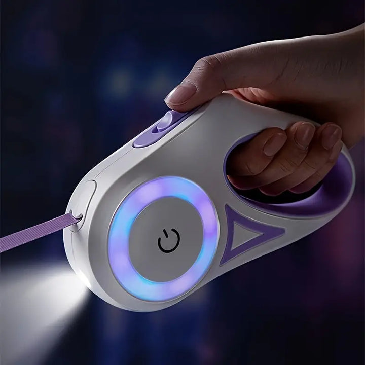 Világító Kutyapóráz Elemlámpával - GlowGuard