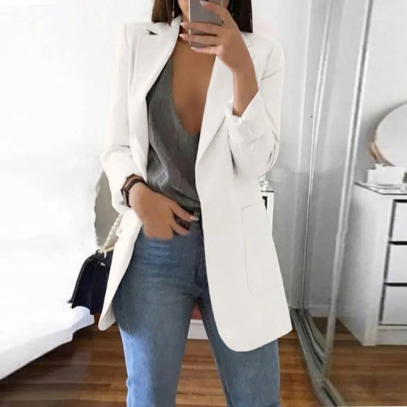 Stílusos Elegáns Streetwear Blézer - Serena