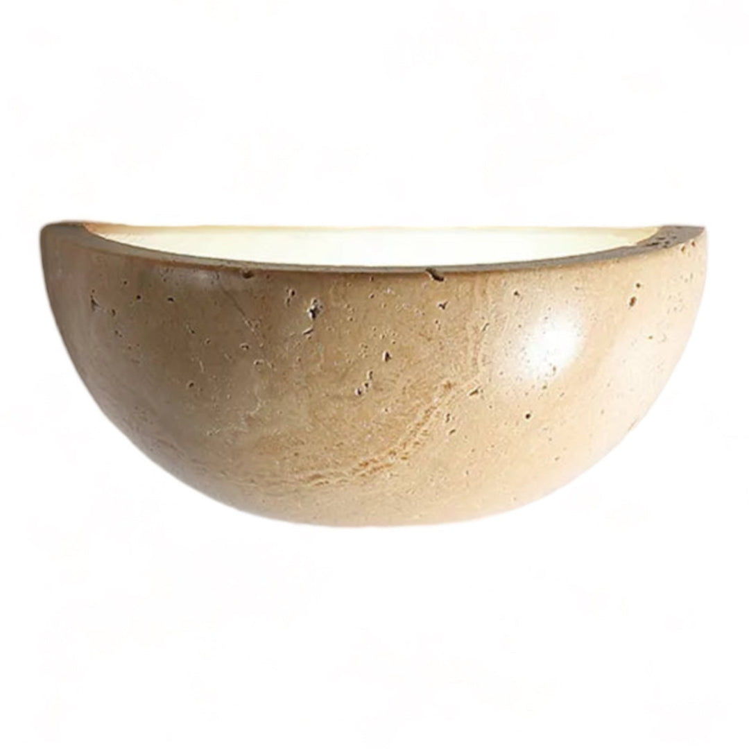 Félkör alakú LED Wabi-Sabi Fali Lámpa - ZenGlow