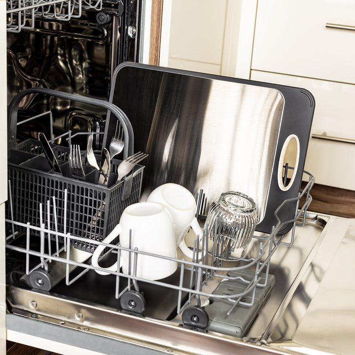 Higiénikus rozsdamentes acél vágódeszka - SteelSafe