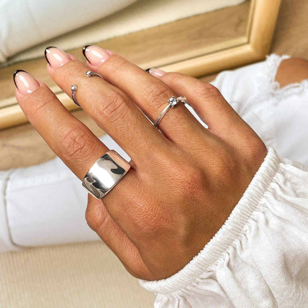 Solitaire Zirkonia Gyűrű - Elena