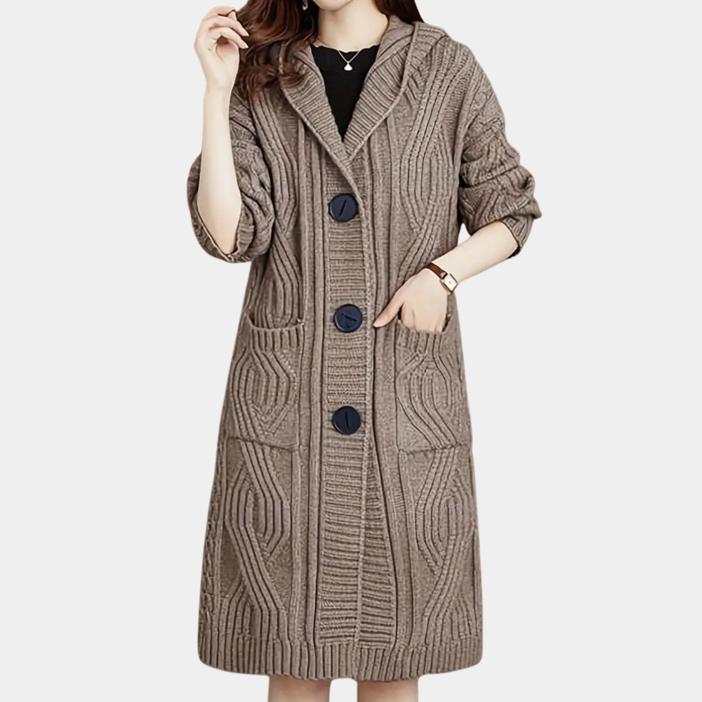 Kényelmes kötött kardigán nőknek - Mira