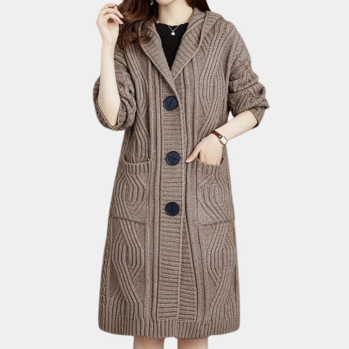 Kényelmes kötött kardigán nőknek - Mira