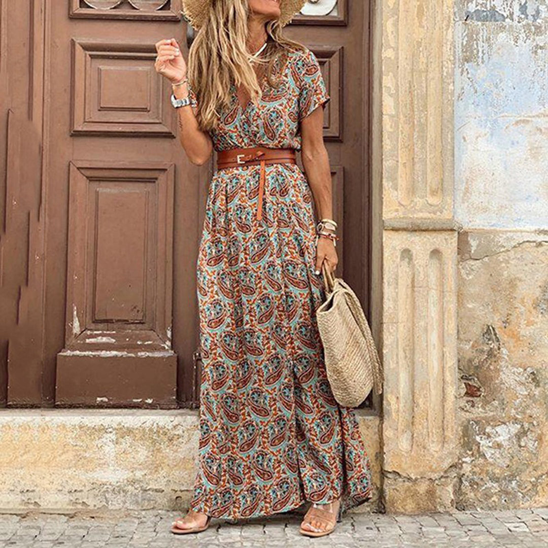 Boho-Maxiruha mintával Nőknek – Thalia
