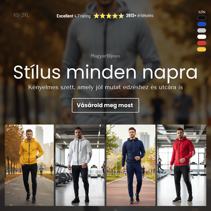 Kényelmes Férfi Edzőruha - Milan