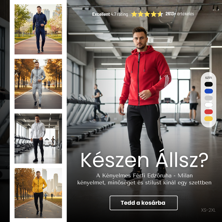 Kényelmes Férfi Edzőruha - Milan