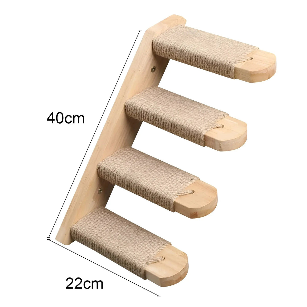 Falankmászó fal macskáknak kaparófával - ClimbPaws