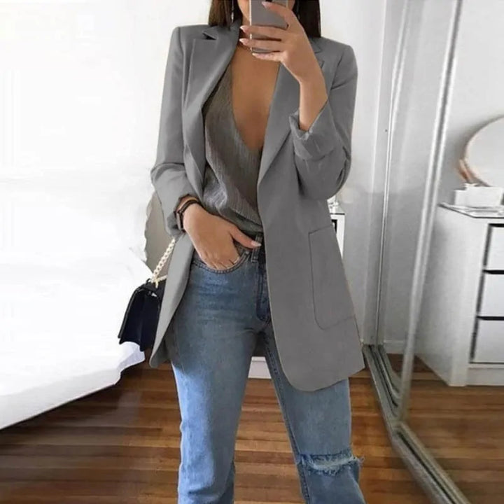 Stílusos Elegáns Streetwear Blézer - Serena
