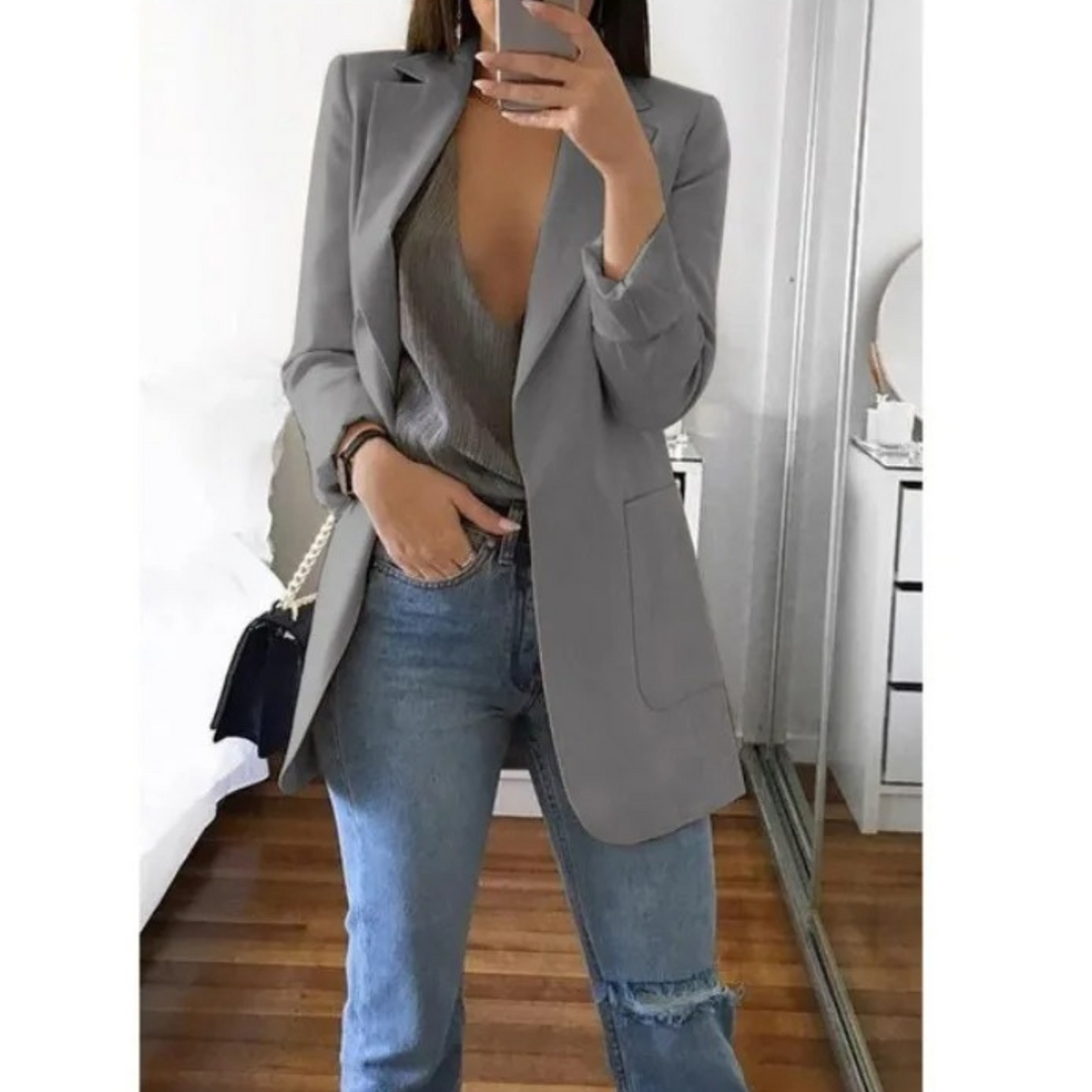 Trendi Hosszú Női Blézer - Valentina