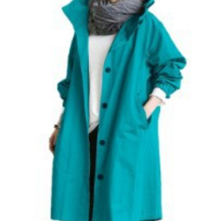 Hosszú Női Trenchcoat Kapucnival - Isabelle
