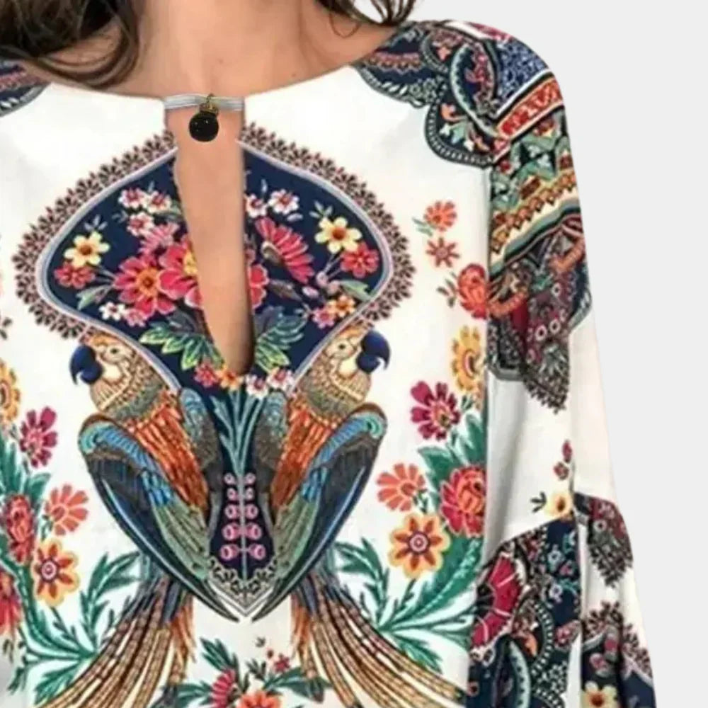 Légies női nyári blúz virágmintával – Isabelle