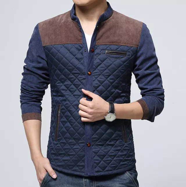 Retro széldzseki álló gallérral férfiaknak – Orlando