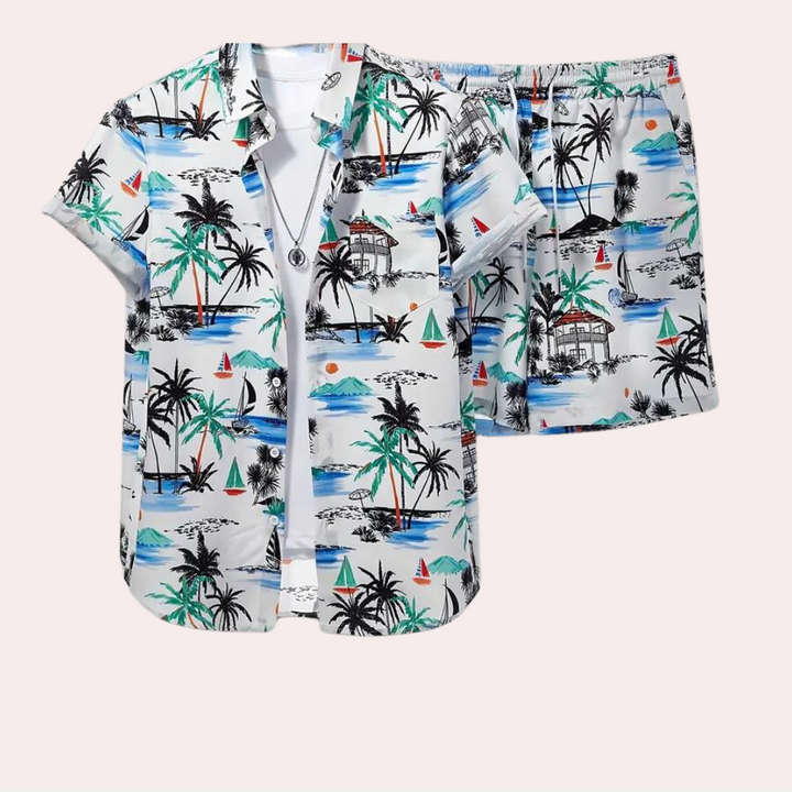 Kényelmes nyári két részes szett férfiaknak – Lélegző & Kényelmes – Jonas