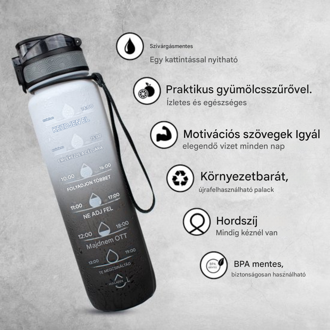 Vízpalack Idővonal - HydraHero