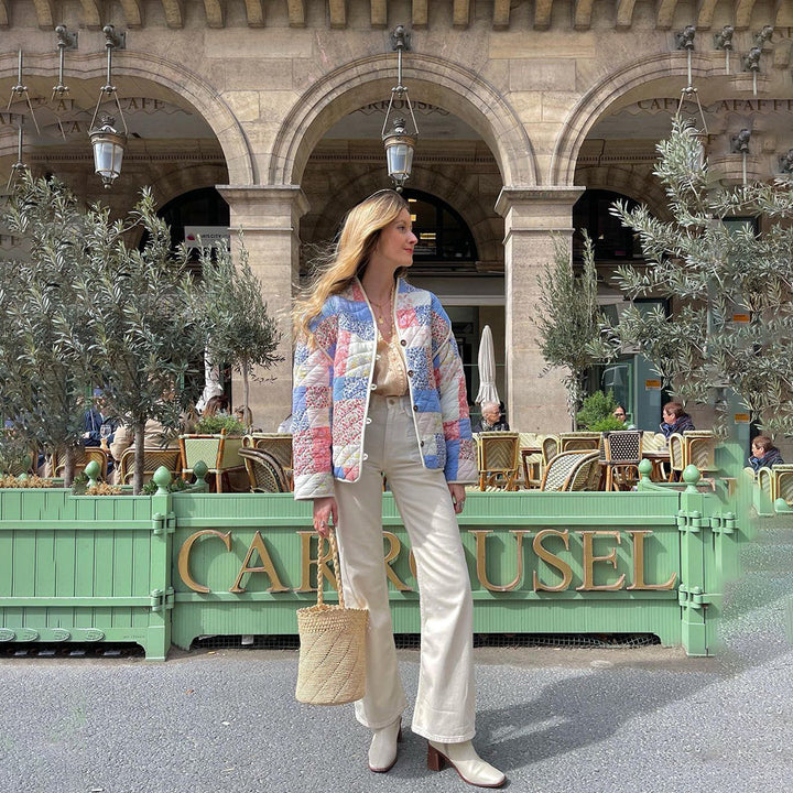 Trendy Nyomtatott Női Blézer - Eva