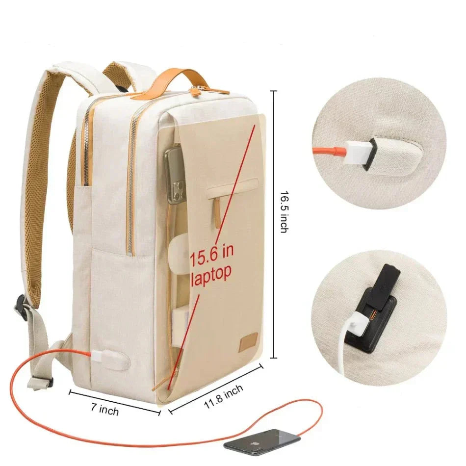 Laptopos hátizsák USB-töltő porttal - Nova