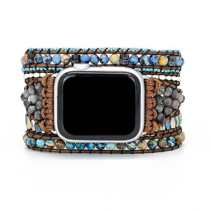 Drágakő Apple Watch Zenekar - Azure