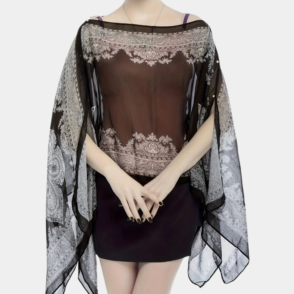 Sokszínű Poncho-sál Nőknek - Mira