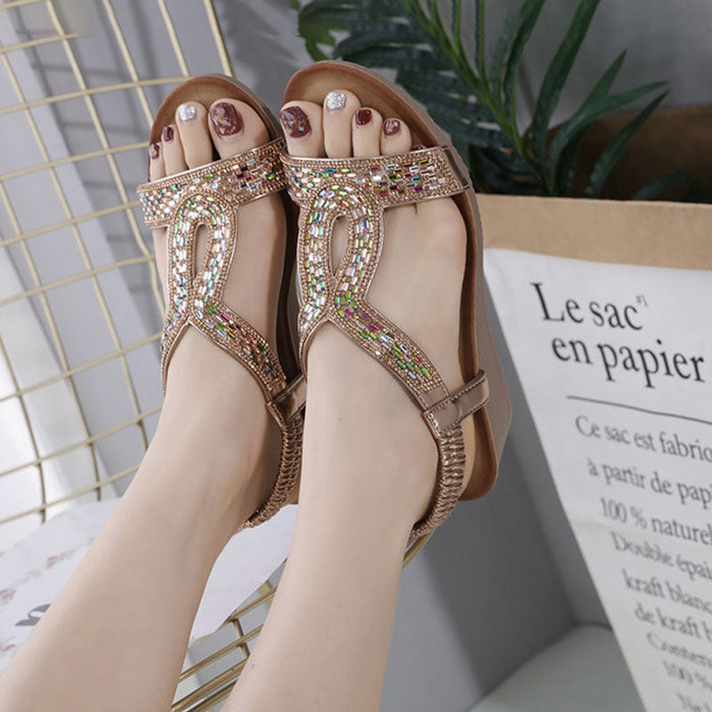 Luxus Női Szandál Wedge Sarokkal – Celeste