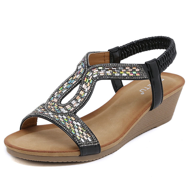 Luxus Női Szandál Wedge Sarokkal – Celeste