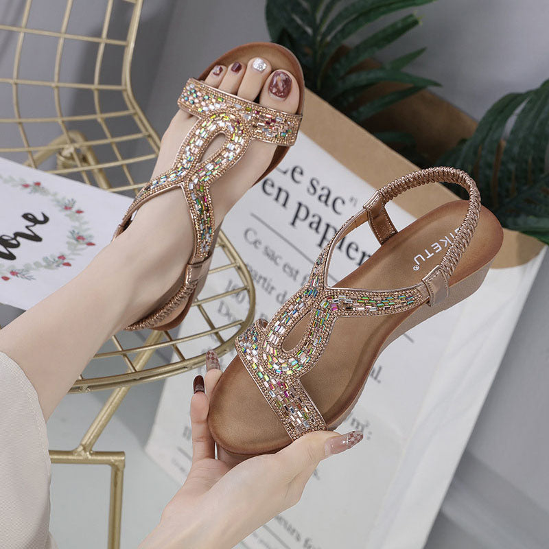 Luxus Női Szandál Wedge Sarokkal – Celeste