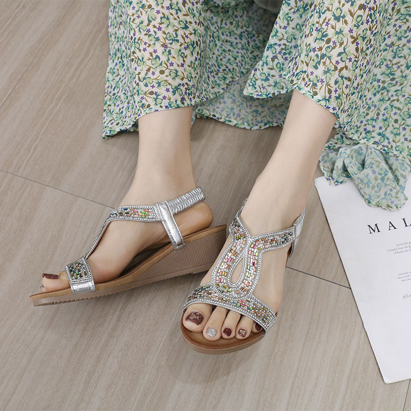 Luxus Női Szandál Wedge Sarokkal – Celeste