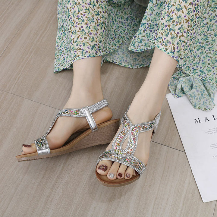 Luxus Női Szandál Wedge Sarokkal – Celeste