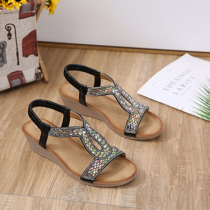 Luxus Női Szandál Wedge Sarokkal – Celeste