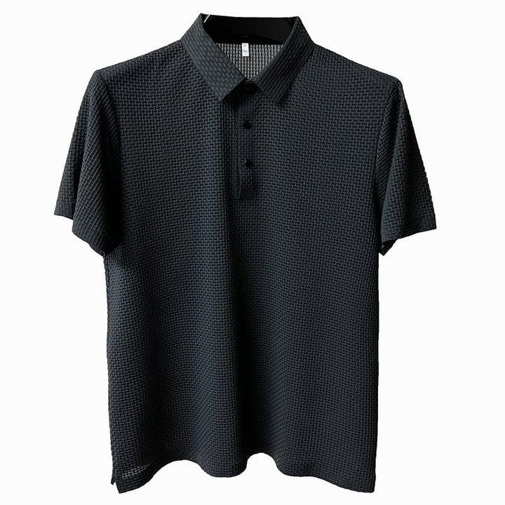 Légáteresztő férfi póló, hálós részletekkel és slim fit – Milan