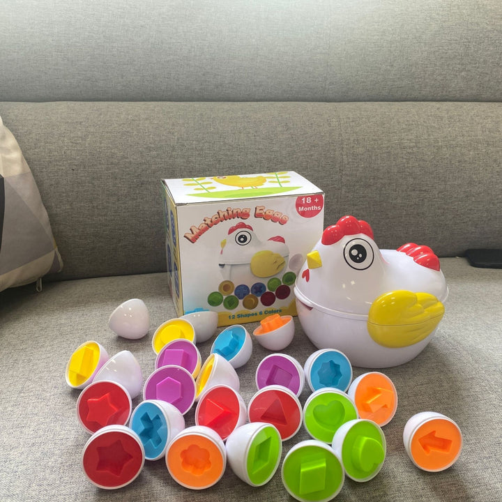 Színes és Tanulságos Tojás Szett - ColorMatch