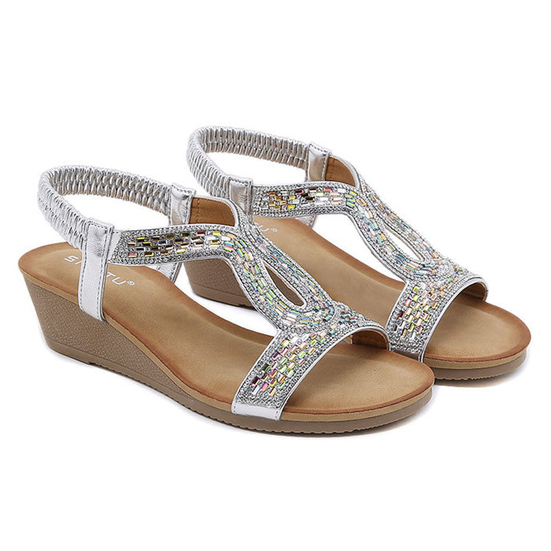 Luxus Női Szandál Wedge Sarokkal – Celeste
