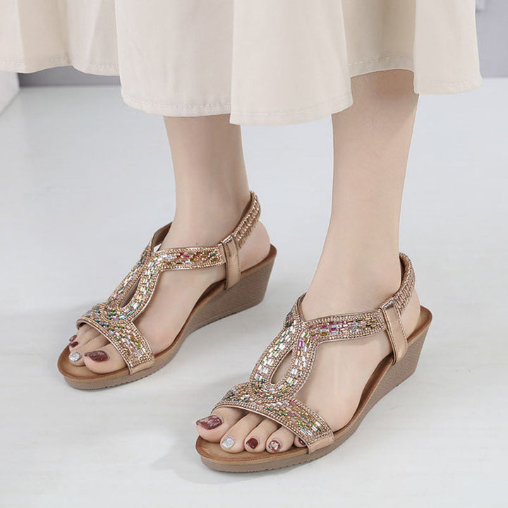 Luxus Női Szandál Wedge Sarokkal – Celeste