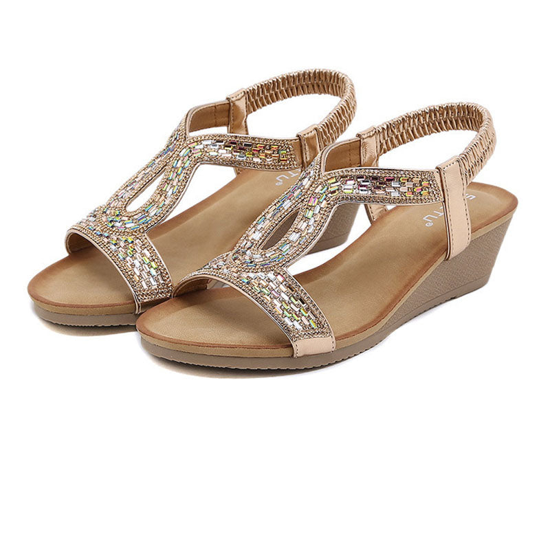 Luxus Női Szandál Wedge Sarokkal – Celeste