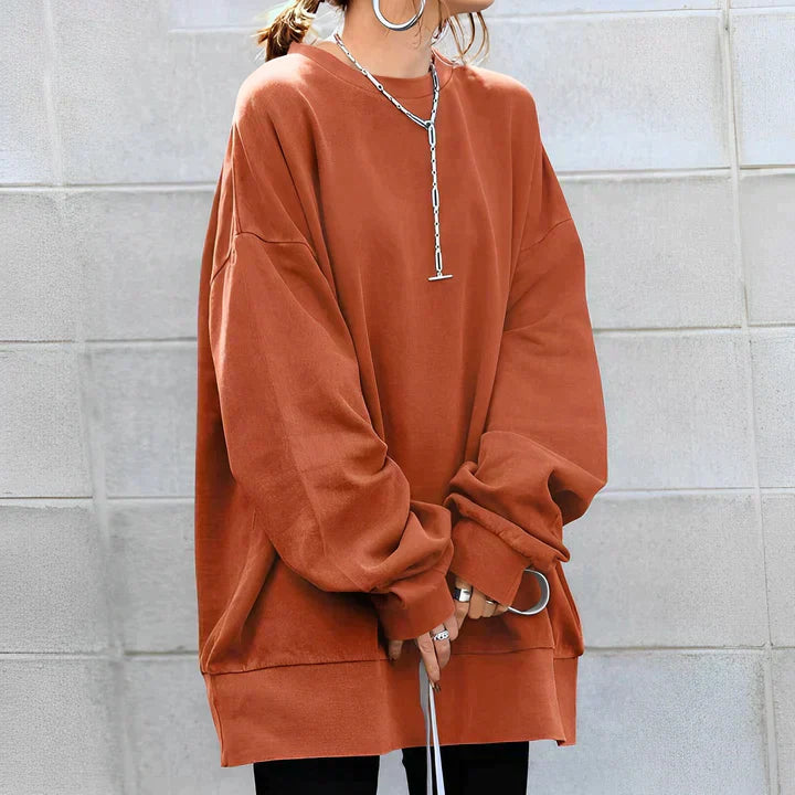 Divatos oversized női pulóver - Alina