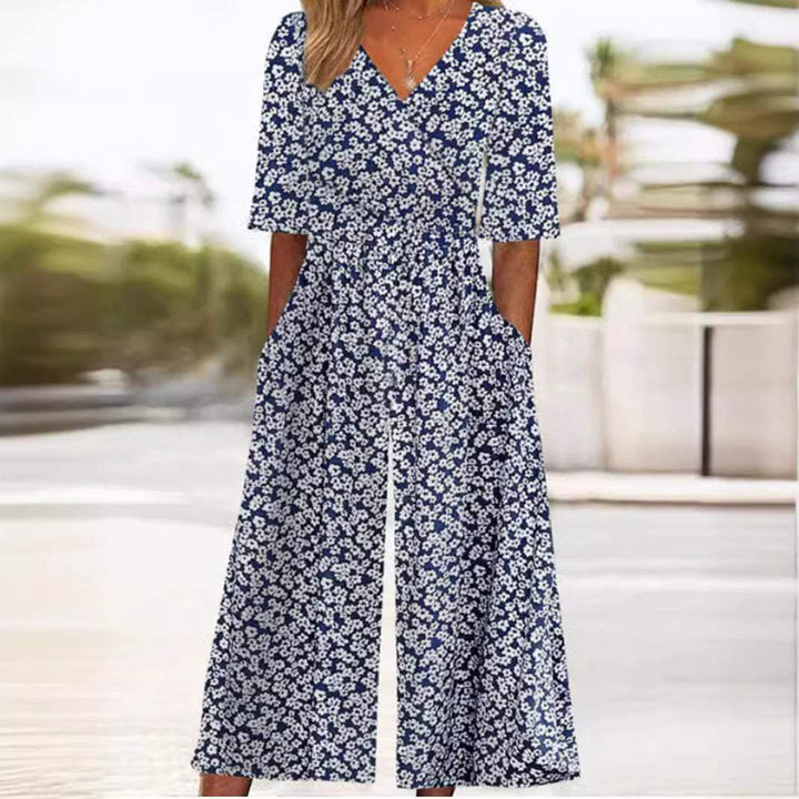Laza és Stílusos Női Jumpsuit Széles Szárral – Elina