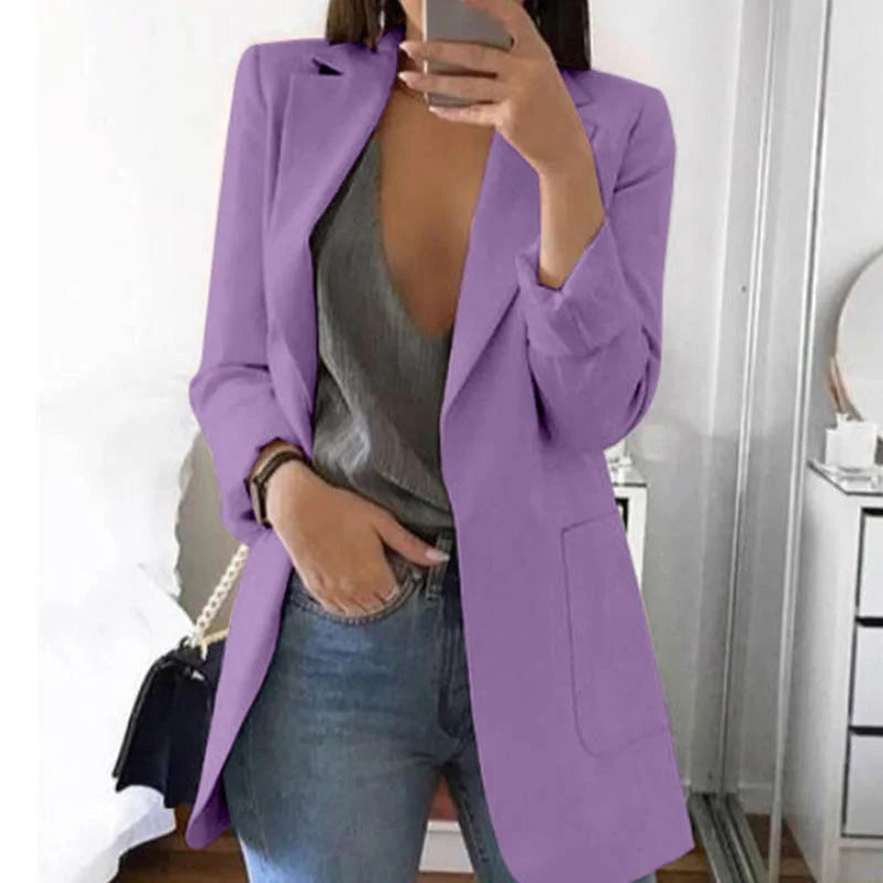 Stílusos Elegáns Streetwear Blézer - Serena